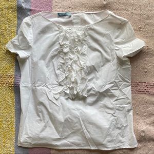 Prada Ruffle Blouse 46